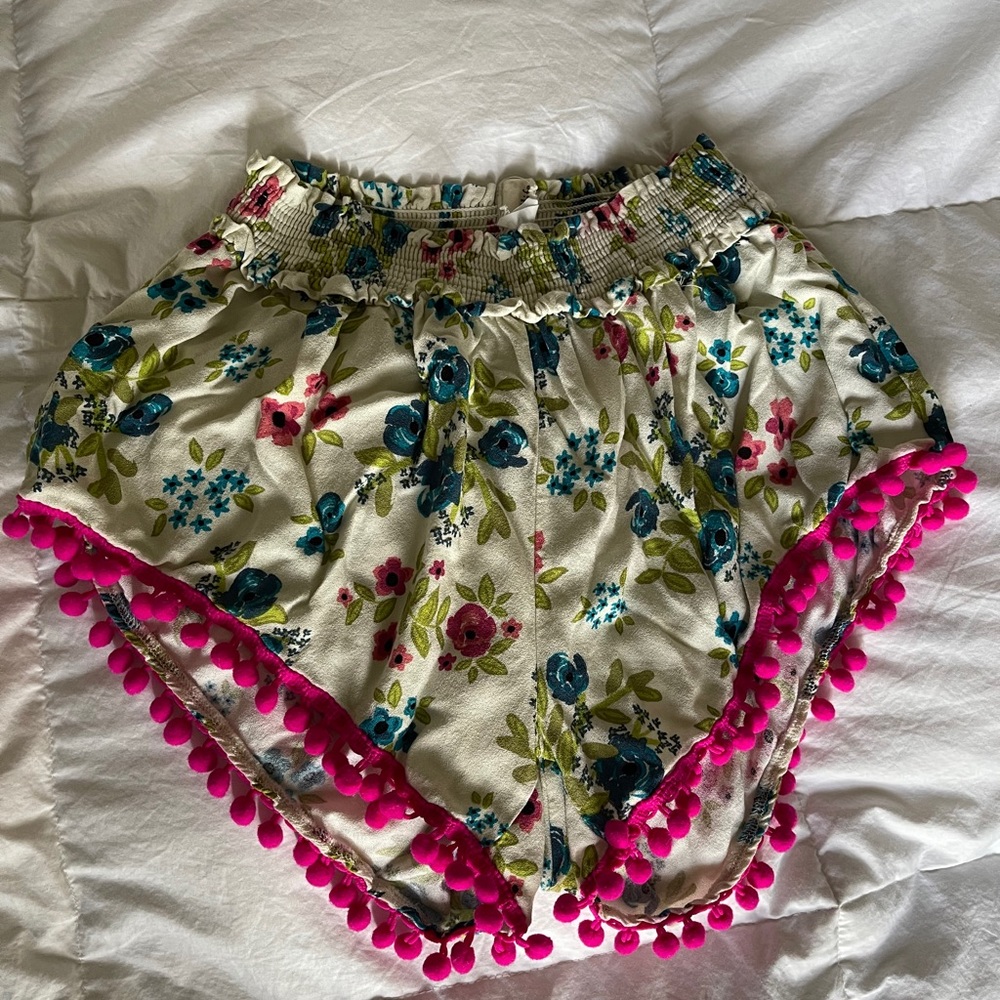 Boho Floral Shorts